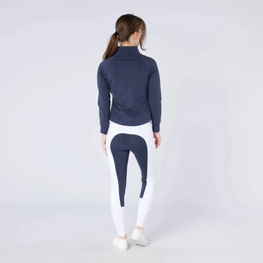 Cameo Equine White/ Navy Seat Junior Ecodry Riding Tight| Online For Equine