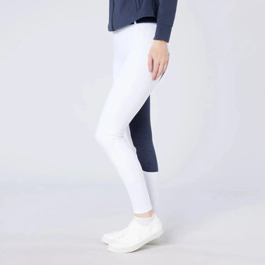 Cameo Equine White/ Navy Seat Junior Ecodry Riding Tight| Online For Equine