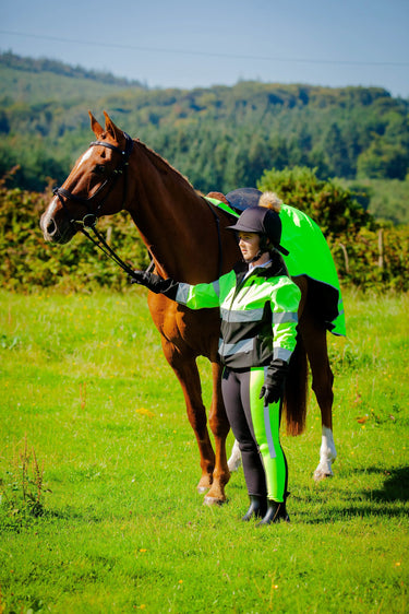 Cameo Equine Yellow Water Repellent Hi Viz Jacket| Online For Equine