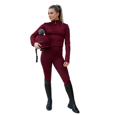 Buy Cameo Equine Core Collection Everyday Ladies Crimson Tights | Online for Equine
