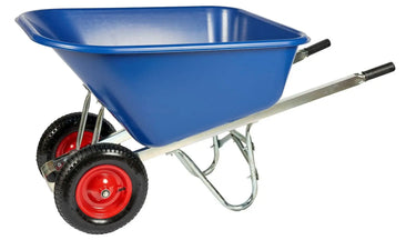 Buy Carrimore Twin Wheelbarrow-Blue-200 Litre| Online for Equine