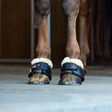 Buy Catago FIR-Tech Bell Boots With Faux Fur| Online for Equine