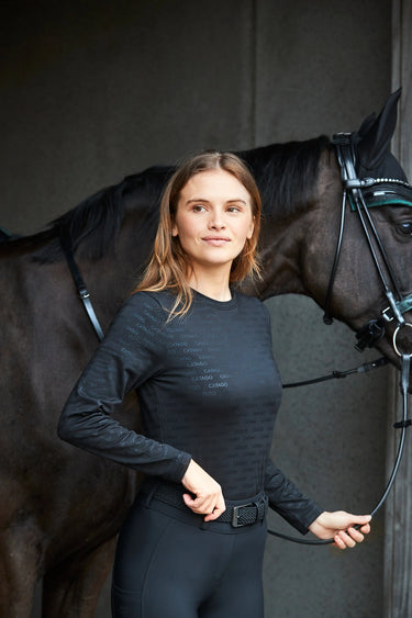 Catago Ladies Amina Logo Long Sleeve Riding Shirt| Online For Equine