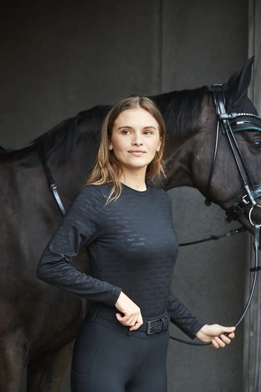 Buy Catago Ladies Long Sleeve Amina Logo Base Layer| Online for Equine