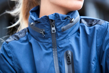 Buy Catago Ladies Navy Roy Waterproof Trench Coat| Online for Equine