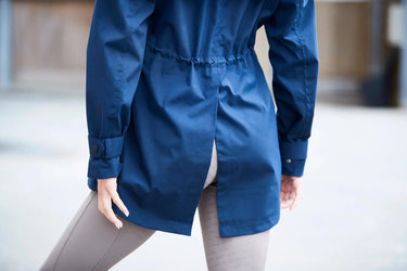 Buy Catago Ladies Navy Roy Waterproof Trench Coat| Online for Equine
