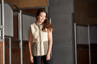 Catago Ladies Paula Faux Fur Vest| Online For Equine
