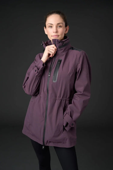 Catago Ladies Plum Roy Waterproof Trench Coat| Online For Equine