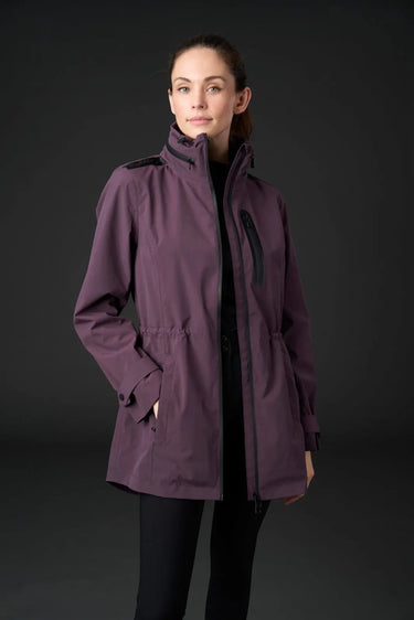 Catago Ladies Plum Roy Waterproof Trench Coat| Online For Equine