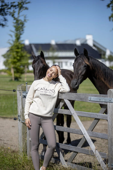 Catago Ladies River Riding Tights With Belt Loop Full Grip| Online For Equine