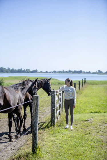 Catago Ladies River Riding Tights With Belt Loop Full Grip| Online For Equine