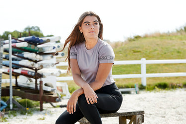 Catago Ladies Ryley T-Shirt With Sleeve Logo| Online For Equine