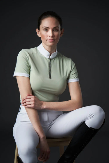 Buy Catago Nice 1/4 Zip Faded Forest Ladies Competition Shirt| Online for Equine