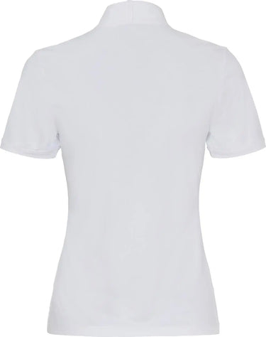 Catago Nice White Ladies Short Sleeve Competition Blouse| Online For Equine