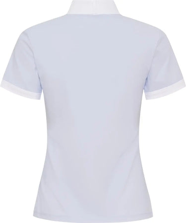 Catago Nice Xenon Blue Ladies Short Sleeve Competition Blouse| Online For Equine