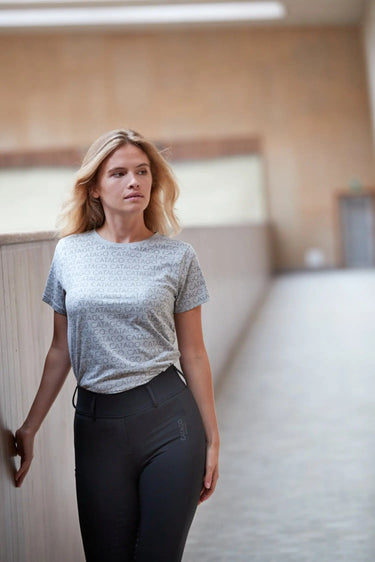 Buy Catago Timo Logo Print Short Sleeved Ladies T-Shirt| Online for Equine