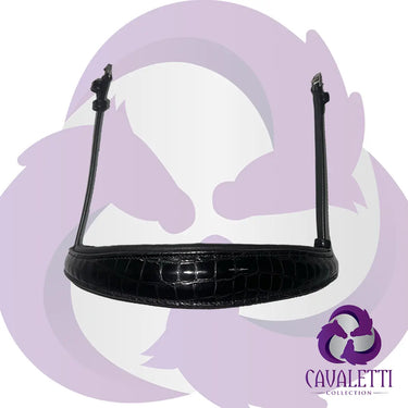 Cavaletti Collection Patent Croc Print Cavesson Noseband With Crank| Online For Equine