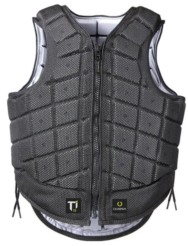 Buy Champion Black Titanium Adults Ti22 Body Protector| Online for Equine
