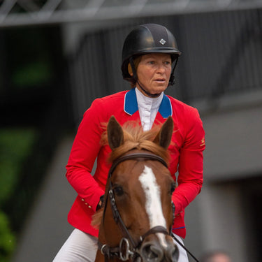 Buy Charles Owen Black Ayr8 Plus Leather Look Riding Hat| Online for Equine