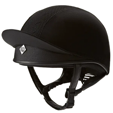 Buy Charles Owen Black Pro II Plus Lycra Hat Silk| Online for Equine