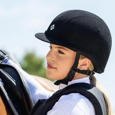 Buy Charles Owen Black YR8 Riding Hat | Online for Equine 