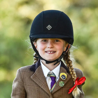 Buy Charles Owen Black YR8 Riding Hat | Online for Equine 
