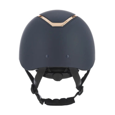 Charles Owen EQX Kylo Navy Matte & Rose Gold Wide Peak MIPS Adjustable Riding Hat| Online For Equine