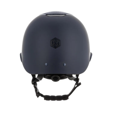Charles Owen EQx Hyda Wide Peak MIPS Riding Helmet - Navy Matte / Navy Gloss (Carbon)