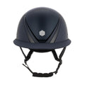 Charles Owen EQx Hyda Wide Peak MIPS Riding Helmet - Navy Matte / Navy Gloss (Carbon)