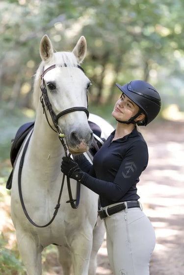 Buy Charles Owen Esme Midnight Navy Luna Riding Hat SHELL| Online for Equine