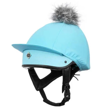 Buy Charles Owen Harlow JS1 Pro Pastel Blue Jockey Skull| Online for Equine
