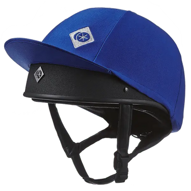 Buy the Charles Owen Royal Blue Traditional Coloured Hat Silk | Online for Equine