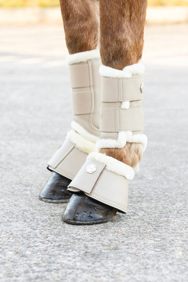 Coldstream Bowden Brushing Boots Latte| Online For Equine