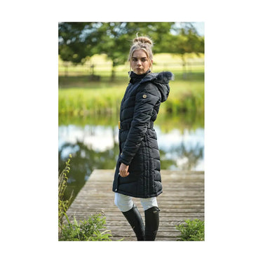 Buy Coldstream Branxton Long Ladies Black Quilted Coat| Online for Equine