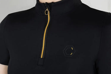 Coldstream Coldingham Short Sleeve Base Layer Jet Black| Online For Equine