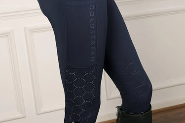 Coldstream Ecclaw Elite Compression Riding Tights Navy| Online For Equine