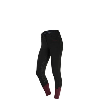 Buy Coldstream Learmouth Ladies Black/Windsor Wine Breeches| Online for Equine