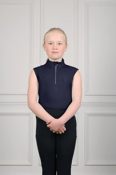 Coldstream Next Generation Cranshaws Sleeveless Base Layer Navy| Online For Equine