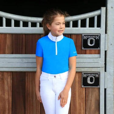 Coldstream Next Generation Junior Ayton Blue Show Shirt| Online For Equine