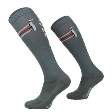 Buy Comodo Adults Grey Fence Novelty Socks -Euro 39-42 (UK 5.5-8)| Online for Equine
