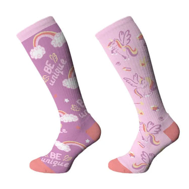 Buy Comodo Adults Purple Unicorn Novelty Socks - Euro 39-42 (UK 5.5-8)| Online for Equine