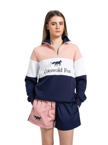 Cotswold Fox Cirencester Blush Pink Quarter Zip| Online For Equine