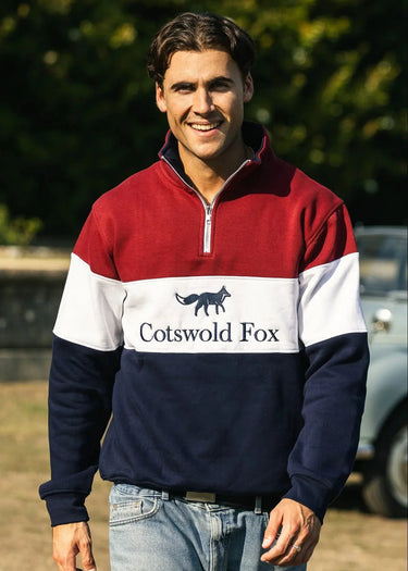 Cotswold Fox Cirencester Burgundy Quarter Zip| Online For Equine