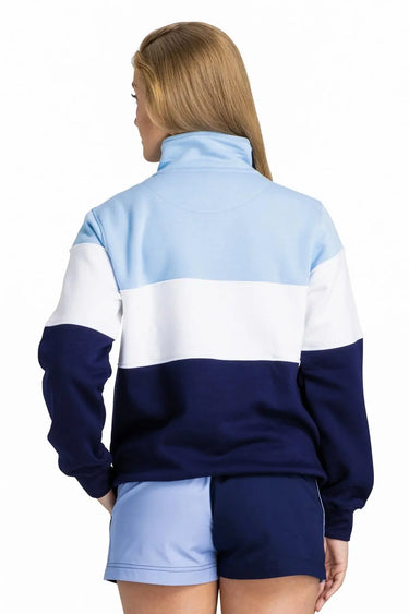 Cotswold Fox Cirencester Cornflower Blue Quarter Zip| Online For Equine