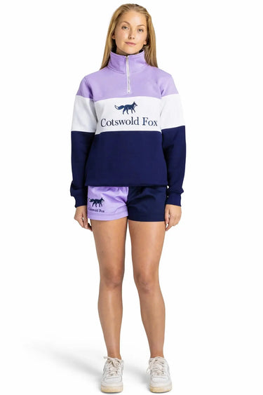 Cotswold Fox Cirencester Lilac Quarter Zip| Online For Equine
