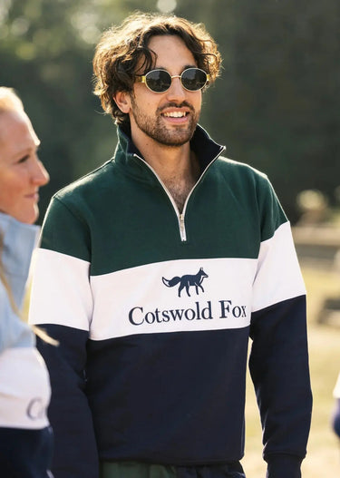 Cotswold Fox Cirencester Racing Green Quarter Zip| Online For Equine
