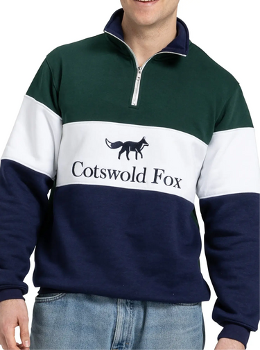 Cotswold Fox Cirencester Racing Green Quarter Zip| Online For Equine