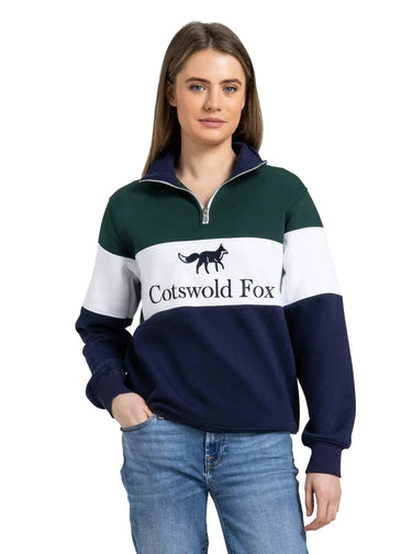 Cotswold Fox Cirencester Racing Green Quarter Zip| Online For Equine