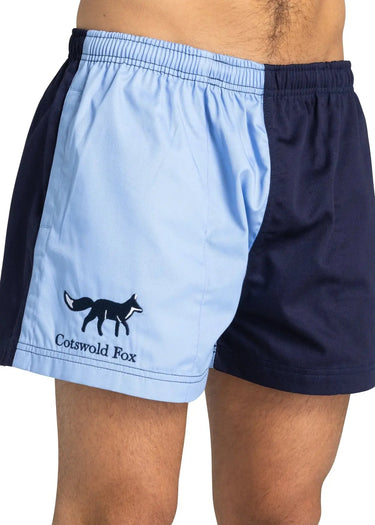 Cotswold Fox Harlequin Cornflower Blue Shorts| Online For Equine