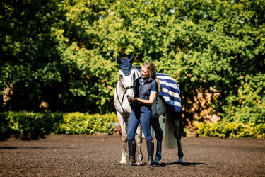 Horseware Ireland Newmarket Exercise Sheet Witney Navy